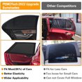thumbnail image 2 of Parasol para Coche de Bebé, 2 Piezas Calcetín Solar para Coche, Bloquea los Rayos UV para Niños y Mascotas, Protección Solar Trasera para Coche, Compatible con el 95% de los Vehículos (Negro) (L) RV, 2 of 5