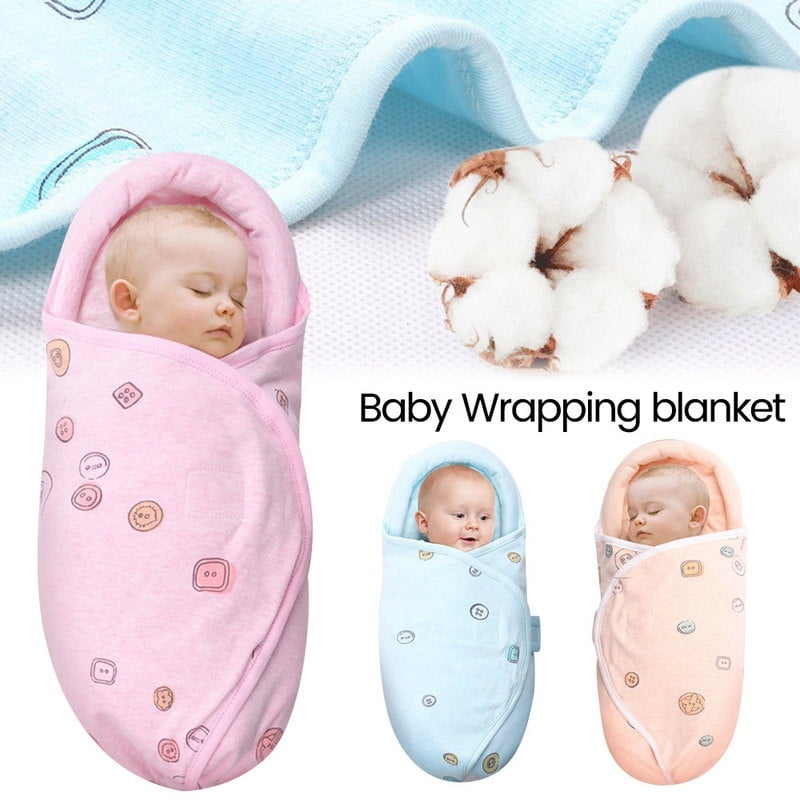 Newborn Baby Girls Boys Infant Animal Swaddle Blanket Headband Set Sleeping Bag 