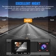 thumbnail image 4 of 1080P Dual Dash Cam Built-in GPS, Car Front and Rear Dash Camera with Night Vision, 170 Wide Angle, 1.5" LCD Display, Car Driving Recorder with G-Sensor, Parking Monitor, WDR, Loop Recording, 4 of 8