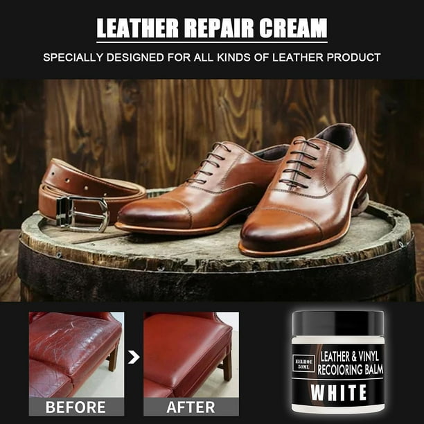 Leatherrite Leather Restorer Leather Recoloring Balm Restorer Cream (Clear)