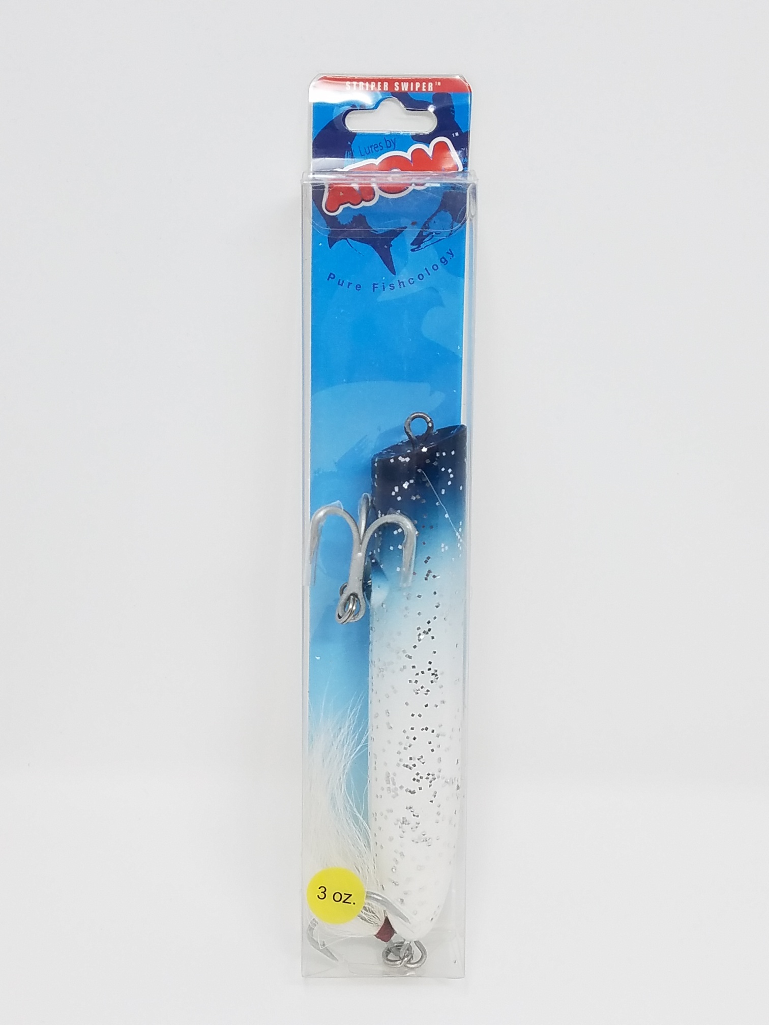 fish atom lures striper swiper - 7/8oz while durable construction ensures that it stands up to the blows Atom Striper Swiper Lure