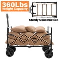 thumbnail image 4 of Carrito plegable LIAPOTT Wagon Carros con ruedas, color negro, 4 of 6
