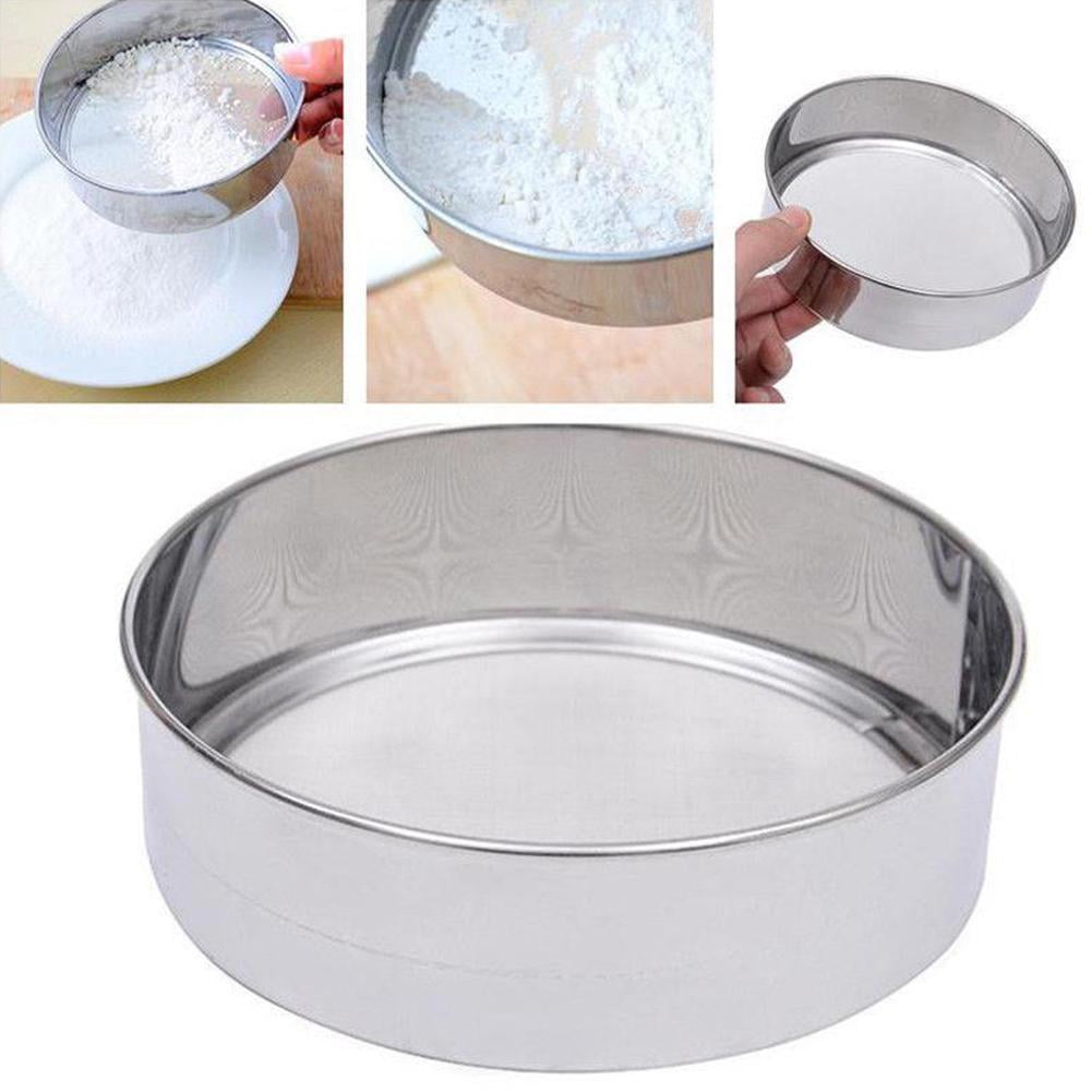 1pc 304 Flour Sieve 60 Mesh 15cm Stainless Steel Flour Sieve By Hand