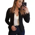 thumbnail image 1 of Saco Blazer Dama, Negro, Rojo ,rosa ,blanco, 1 of 8