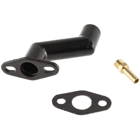 Carb Cleaner Motorized Bicycle Carburetor Intake Manifold 32-40mm UAUS Short Offset Intake Manifold With Gasket For 49cc-80cc Motorized Bicycles Motorized Bicycle Intake E Bike Conversion Kit - Foto 9