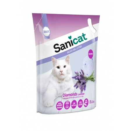 Sanicat Diamonds Lavender Cat Litter, 8-lb