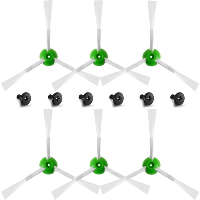 Reemplazo de cepillos laterales de 6 uds, Compatible con i3 i3 + i7 i7 + i4 i6, cepillos laterales para aspiradora, accesorios para robots de limpieza