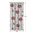 thumbnail image 5 of Pioneer Flower Floral Print Pattern Shower Curtain 36"x72" ,Bathroom Decorative Shower Curtains Set with 12 Hooks,Modern Waterproof Washable Shower Curtain, 5 of 6