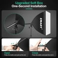 thumbnail image 2 of EMART Softbox Photography Lighting Kit, 16"x16" Pull Soft Box, 50W 3000K-6000K LED Bulb with Remote/APP Control, 1 Pack, 2 of 7