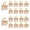 1 Count (Pack of 100), variant on 100 Pack Blue and Gold Gift Bags with Bow Handles, 6.4×3.1×5.1 In Small Thank You Bags Bulk for Birthday, Weddings, Baby Shower, Party Favors, Thanksgiving, Christmas
