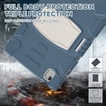 thumbnail image 5 of Dteck Case for iPad  Air 13 inch 2025/2024,Heavy Duty Silicone Case 3-Layer Protection Built-in Pencil Holder Shockproof Kickstand Cover for iPad  Air 13-in. M3/M2,Cornflowerblue, 5 of 5