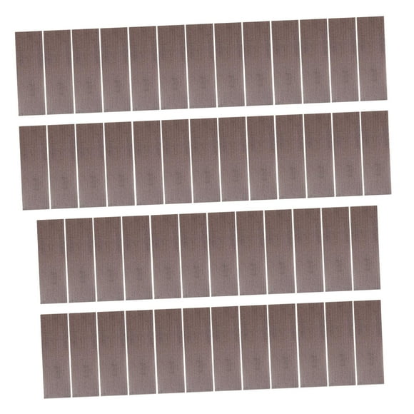50 Pieces Fine Grit Sand Sheets Wet and Dry Portable Waterproof Mesh Sand Sheets 320 grits