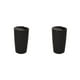thumbnail image 4 of Bearachild Taza de café de fibra de trigo, taza de té de la leche, coche, hogar, boca ancha, bebida refrescante de moda para viajes al aire Negro 2piezas, 4 of 6