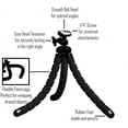 thumbnail image 2 of GearFend 10” Flexible Universal Tripod, with Quick Release, LED Selfie Light with Rechargeable Battery, Smartphone Mount for All iPhones, Samsung Phones and Most Mobile Phones Plus Microfiber Cloth, 2 of 10