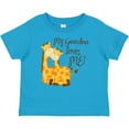 thumbnail image 3 of Inktastic My Grandma Loves Me Boys or Girls Baby T-Shirt, 3 of 5