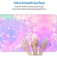 thumbnail image 4 of Pastel Unicorn Galaxy Mouse Pad XL Large Gaming Mouse Pad Long Desk Pad Cute Desk Accessories, 31.5 X 11.8 Inch, 4 of 6