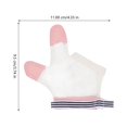 thumbnail image 4 of BRIGHTFUFU 2 pares de guantes de parada de chupas de dedos mordiendo los guantes de la protección para el guardia para el hogar al aire libre, 4 of 8