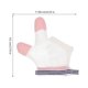 thumbnail image 4 of 2 pares de guantes de parada de chupas de dedos mordiendo los guantes de la protección para el guardia para el hogar al aire libre, 4 of 5