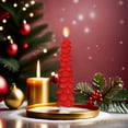thumbnail image 6 of Luxcidy 4 Pcs Christmas Flameless Taper Candles with Remote Timer 9.7 Inch Real Wax Battery Operated Christmas Tree Candle Lights Candlesticks with 3D Flame for Home Windows Fireplace Decor(Red), 6 of 7