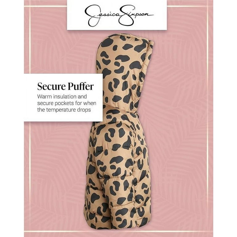 Jessica simpson cheap leopard coat