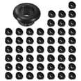 thumbnail image 1 of Uxcell 50-Pack Grommets de Goma para Barandilla de Cable, Agujero de Perforación de 12mm, Diámetro Interior de 10mm, Junta de Ojal para Cableado, Cable de Alambre, Automotriz [Negro], 1 of 1