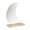 MulticolorA, variant on BIZHUA Tabletop Make Up Mirror Board European Style Home Decoration Irregular Wooden, 1X Mirror, 1X Wooden Base