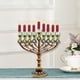 thumbnail image 5 of Portavelas metálico con forma de corazón europeo para velas de Janucá, ideal para aniversarios, fiestas y decoración navideña., 5 of 9