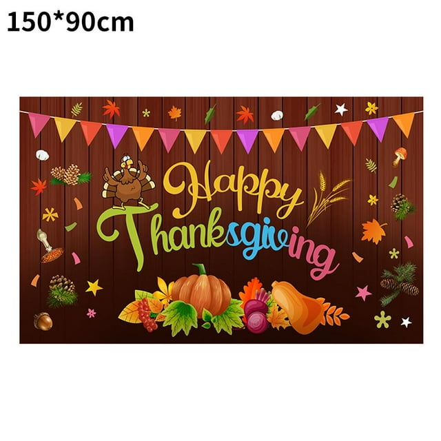 Chemin de Table d'Automne à Feuilles d'Érable, Décorations de Table pour l'Action de Grâce, Décorations d'Automne pour l'Action de Grâce Style Ferme Fête des Récoltes
