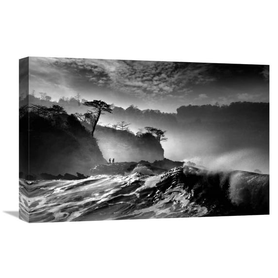 Global Gallery Saelanwangsa,'Waves Present That Morning' Stretched Canvas Artwork