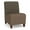 Adler-Castillo Brown, variant on Siena Lounge Reception Armless Guest Chair / Walnut Wood Legs / Brown / Brown