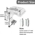 thumbnail image 4 of 10 Pcs Crochets pour Stores Cellulaires Supports de Rideaux pour Stores Supports de Stores Verticaux Pièces de Rechange Supports de Stores Clips de Stores, 4 of 4