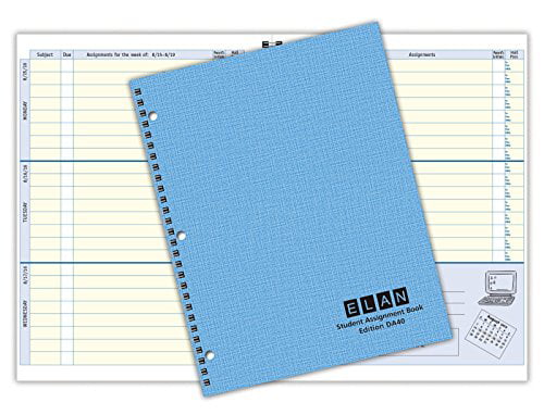 Dated Student Planner for Middle or High School August June Dated for 2020-2021 Academic Year DA40 