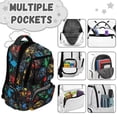 thumbnail image 7 of Bulopur Graffiti Kids Backpack for Boys, Cool School Bag Lightweight/Breathable/Durable/Waterproof Multi-Pocket Book Bag for Kids, 7 of 7