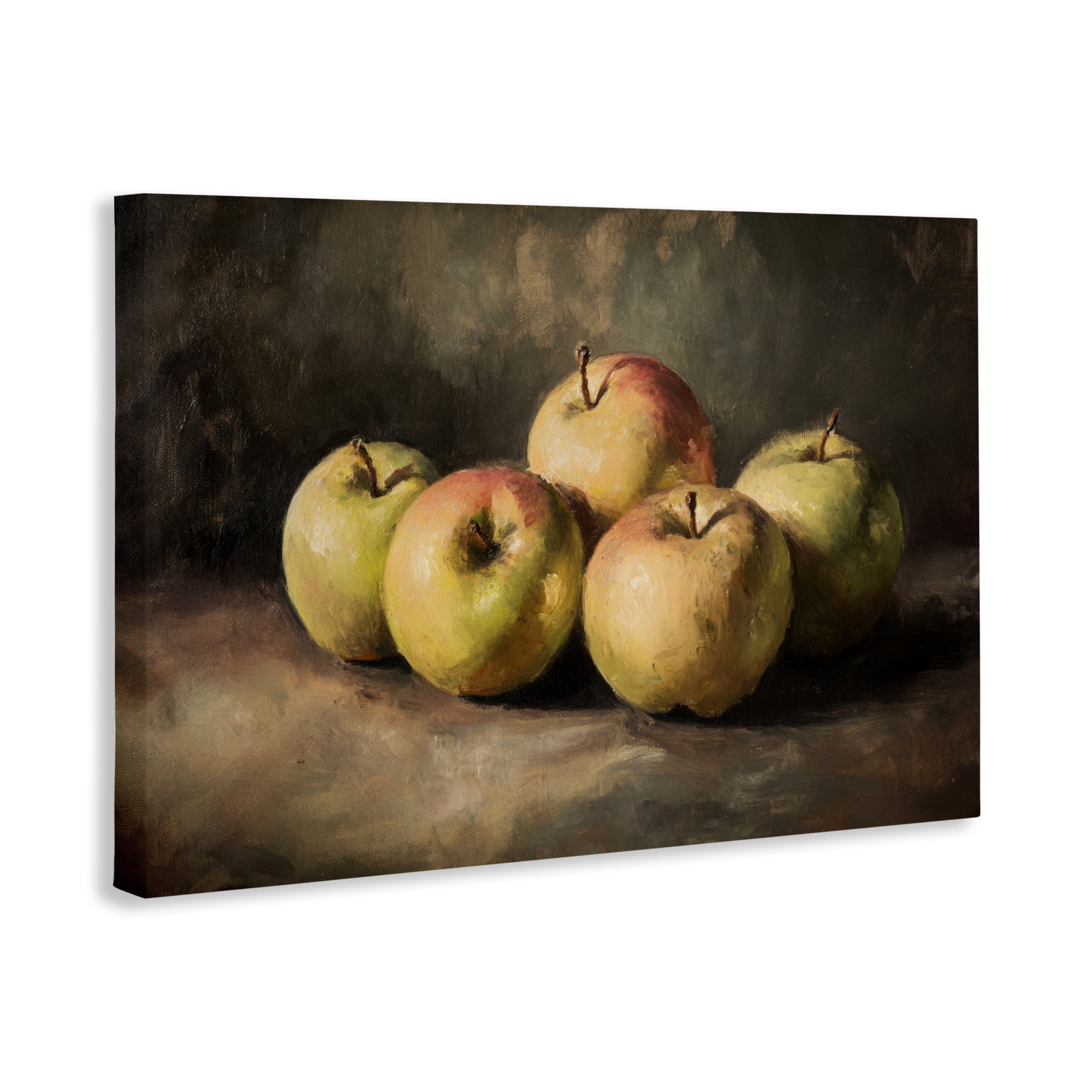 Stupell Industries Apples in Soft Shadow Canvas Wall Art, design by Petal Prints Design