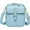 A-light Blue, variant on Crossbody Leather Bag, Double Layer Large Capacity Messenger Bag with Anti-Theft Features, Built-in Purse for Safe Daily Use and Travel.