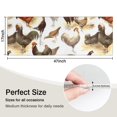 thumbnail image 5 of White Chicken Breed Pattern Kitchen Rug Mat,Kitchen Runner Rugs Non Skid Washable,Decorative Kitchen Floor Mats for Kitchen,Sink,Laundry,17"X47", 5 of 5