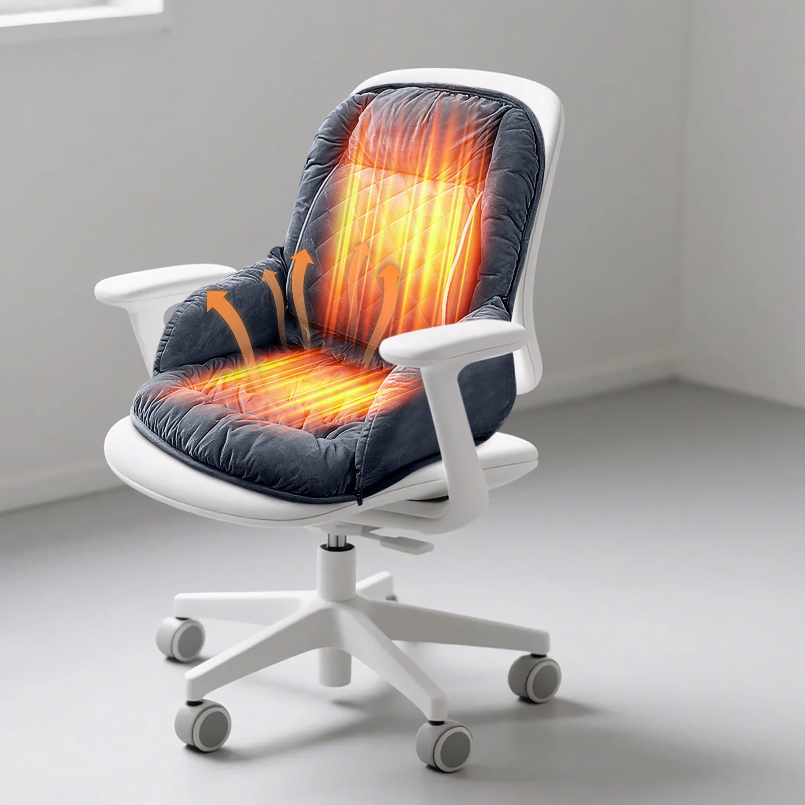 Heated Seat Cushion, Large Heating Area Heated Seat Cover Therapy Heating Pad for Back, Office Chair, Thigh, Lumbar, Hip