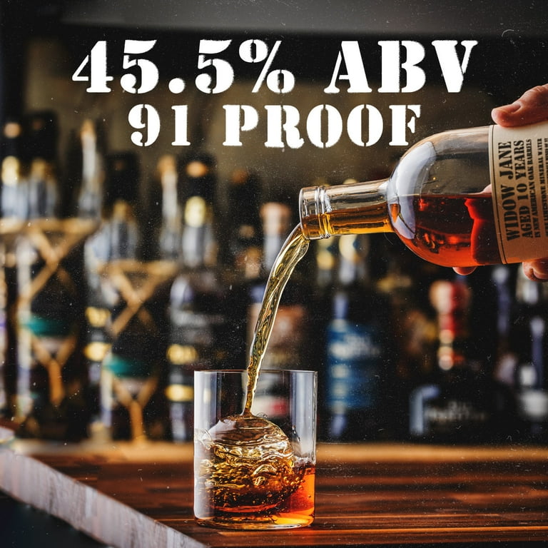 Widow Jane BourbonAged 10 Years, 750 ml Bottle, 46% ABV - Walmart.com