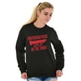 thumbnail image 4 of Photographers Do It In Dark Camera Unisex Plus Fleece Graphic Sweatshirt Brisco Brands 2X, 4 of 5