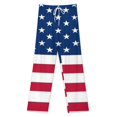 thumbnail image 3 of Abstract USA Flag Pajama Pants Breathable with Pockets Pajamas For Lady Vintage Sleeping Pants Bedroom Homewear, 3 of 6
