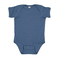RABBIT SKINS Baby Bodysuit Girl & Boy | Newborn 0-3 Months to 24 Month Toddler, Snap Easy Closure (4400) Indigo, 18M