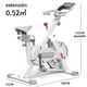 thumbnail image 2 of Bicicleta Ejercicio Grande Fija Deportiva Spinning Blanco, 2 of 10