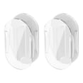 thumbnail image 1 of Miulika 2 Pieces Acrylic Adhesive USB Cable Winder Organizer Removable Fit 1M Cables Transparent, 1 of 8