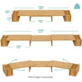 thumbnail image 5 of WELL WENG Dual Monitor Stand Riser Length Adjustable for Home Office and School 3 Shelf, 5 of 5