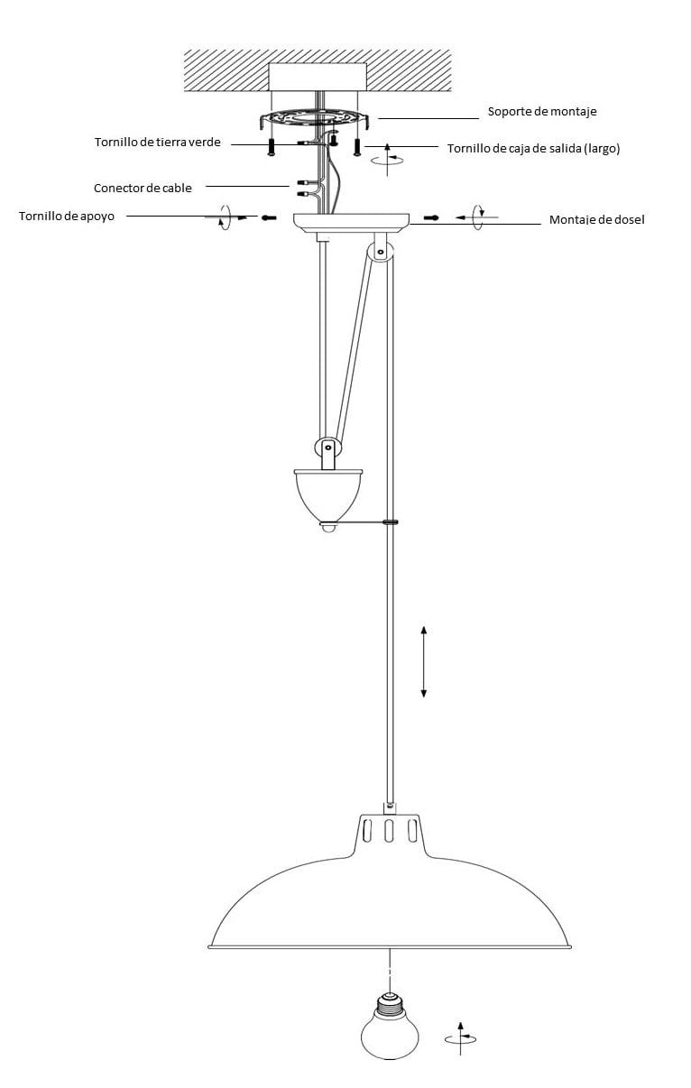walmart belham living on Belham Living Silver Dome Pulley System Chandelier Walmart Com Walmart Com