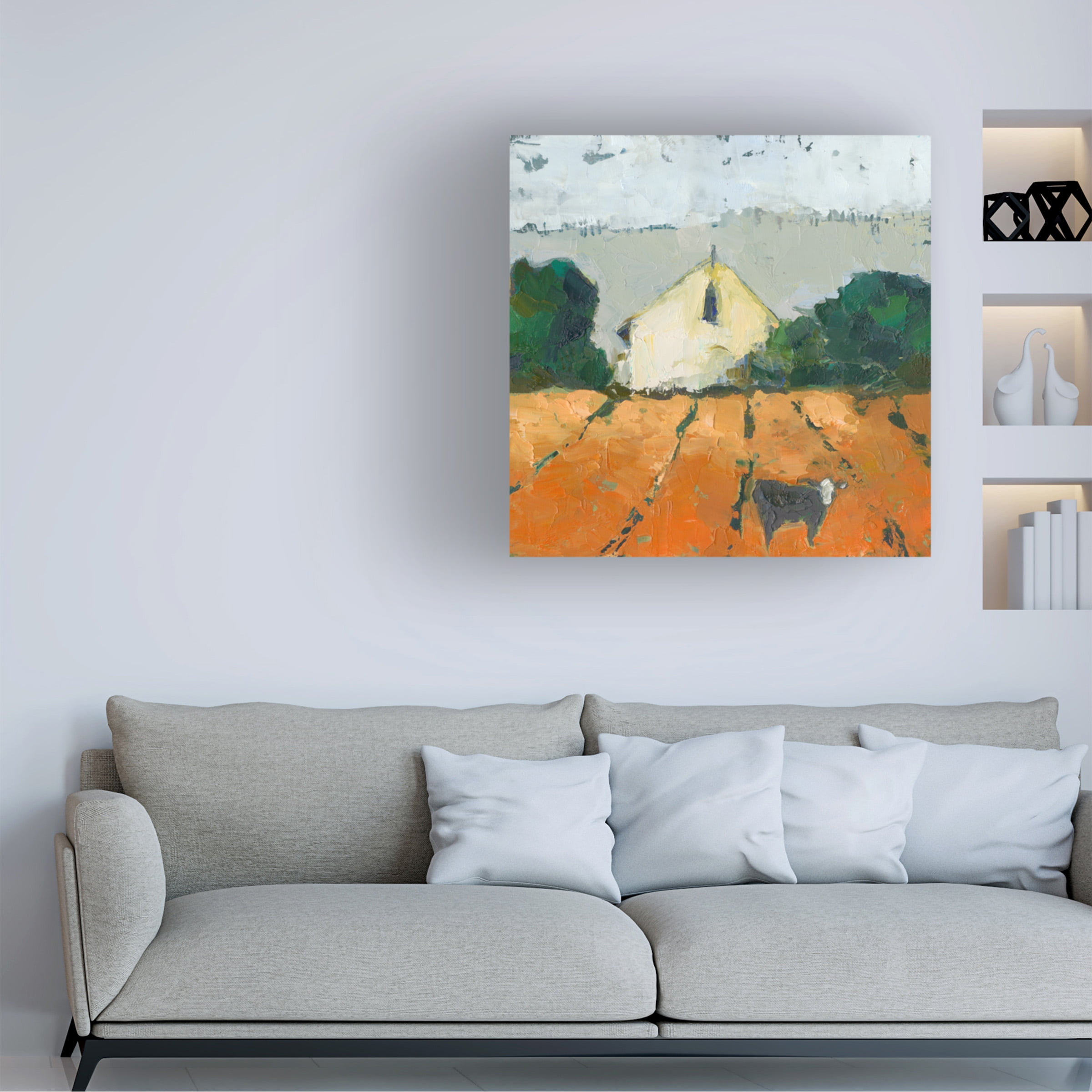 Sue Jachimiec 'Lengers Barn' Canvas Art