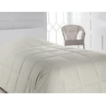 thumbnail image 3 of SUSSEXHOME King Size Summer Comforter Set - 100% Pure New Wool Filled Down Alternative Comforter, Hypoallergenic, Soft Bedspread, Lightweight, Reversible, Made From Sheep Wool, White King, 3 of 10