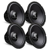 4) HIFONICS HFX12D4  12" 2400W Car Audio DVC Subwoofers Power Bass Subwoofers