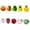 10, variant on Ywmsfl 10/20/30Pcs Colorful Fruit Glass Beads Hand Painted Art Beads For Craft Bracelets Jewelry Crafting Supplies