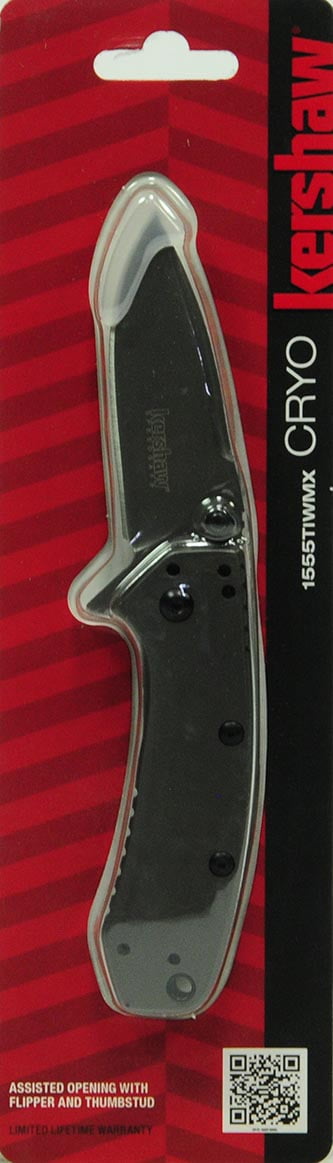 Kershaw Cryo Pocket Knife, 2.25" Blade with Assisted Opening